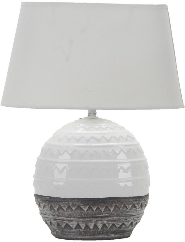 Интерьерная настольная лампа белая E27 Omnilux Tonnara OML-83204-01