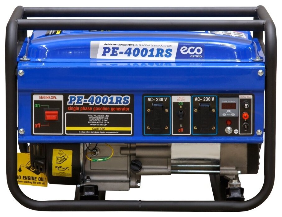 Бензиновый генератор Eco Генератор бензиновый ECO PE-4001RS, (2800 Вт) - фотография № 3