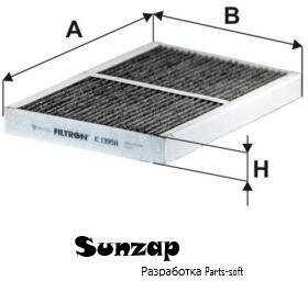 FILTRON K1395A Фильтр салонный