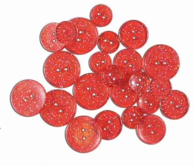 Набор пуговиц Glitter Buttons 20шт