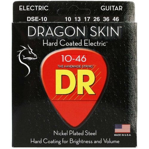 DR DSE-10 DRAGON SKIN Струны для электрогитары