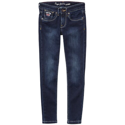 Джинсы Pepe Jeans, размер 110, синий джинсы pepe jeans полуприлегающие завышенная посадка стрейч размер 26 синий