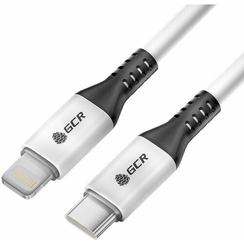 Кабель USB Type-C - Lightning, 1.2м, Greenconnect (GCR-53186) gcr кабель premium 0 25m typec lightning mfi power delivery 18 w быстрая зарядка черный силикон al case черный черный пвх gcr 54459 greenconnect gcr 54459