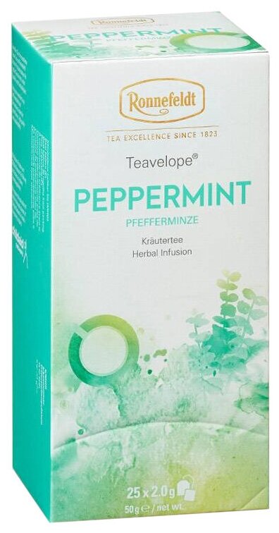 Ronnefeldt Teavelope Peppermint травяной чай 25 пак