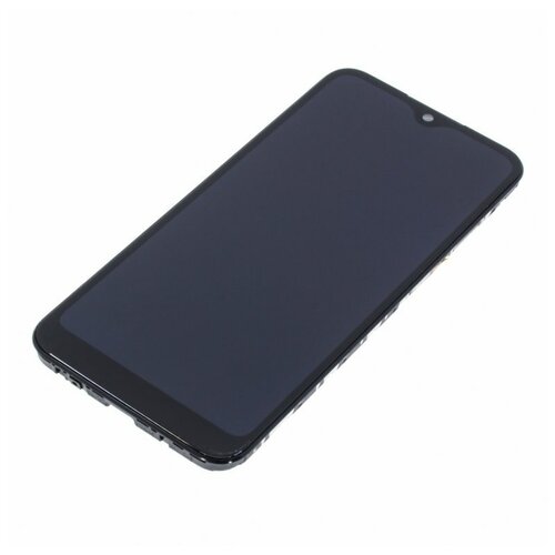 Дисплей для Samsung A015 Galaxy A01 / M015 Galaxy M01 (в сборе с тачскрином) (узкий коннектор) в рамке, черный, 100% чехол книжка fashion case для samsung galaxy a01 a015 черный