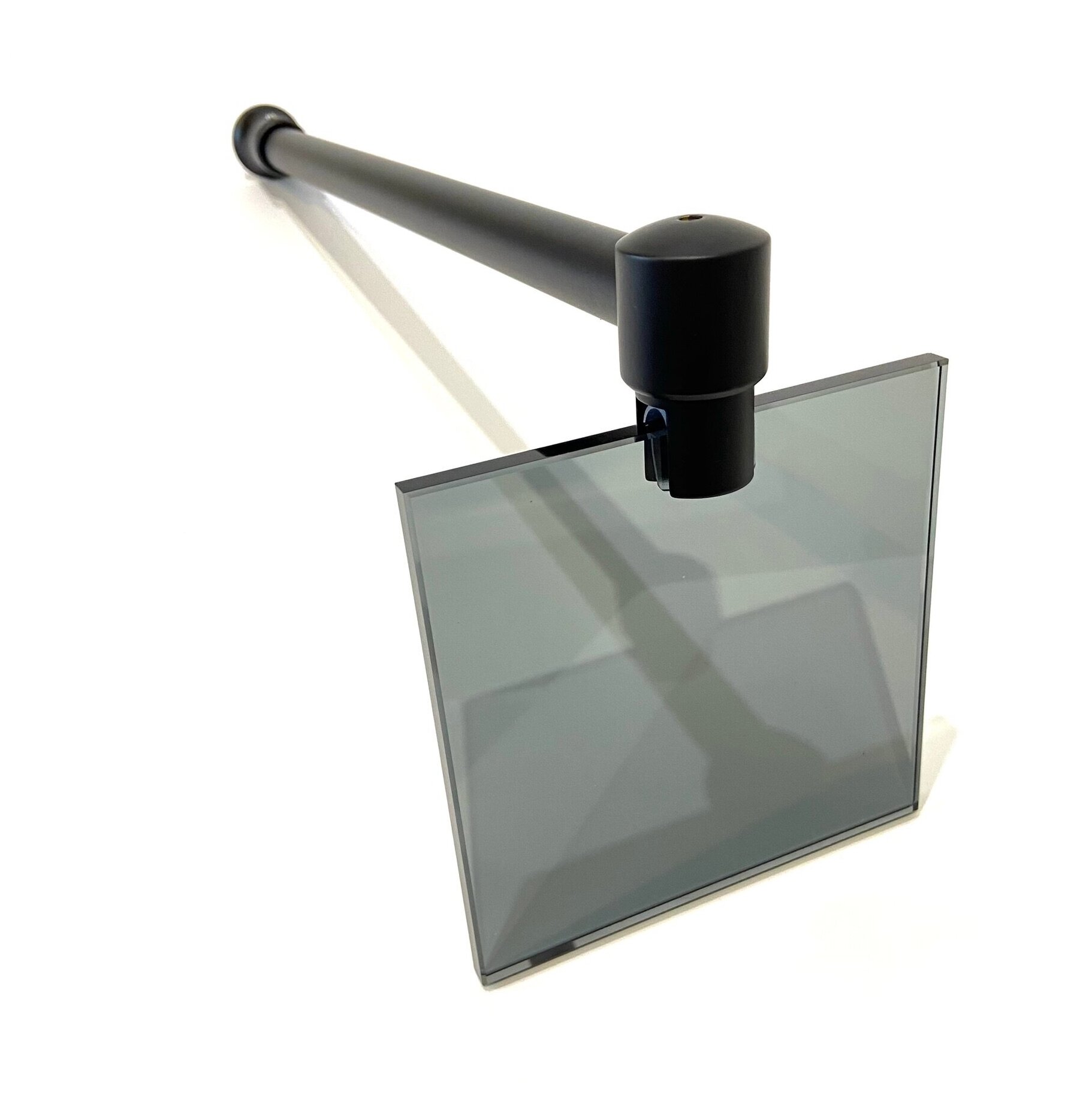 Штанга-держатель для крепления стекла душевой SBR-4023 BL (черный), стена-стекло, L=1000 мм - фотография № 2