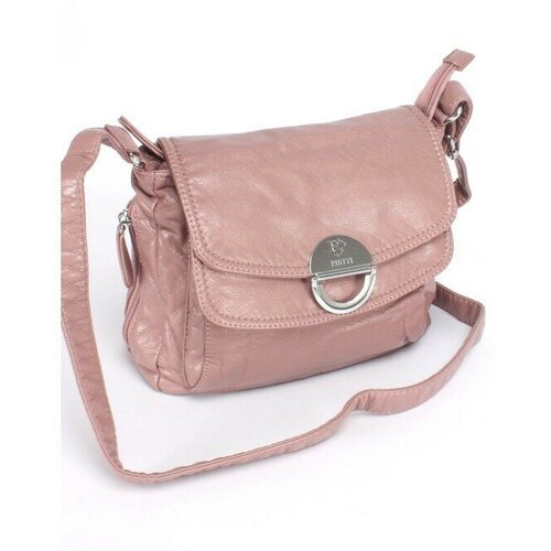 фото Сумка runyi повседневная, искусственная кожа, экокожа, бежевый, белый