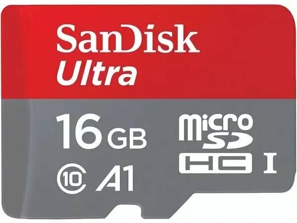 Карта памяти 16Gb - SanDisk Micro Secure Digital HC Class 10 Ultra UHS-I A1 SDSQUAR-016G-GN6MN (Оригинальная!) - фотография № 2