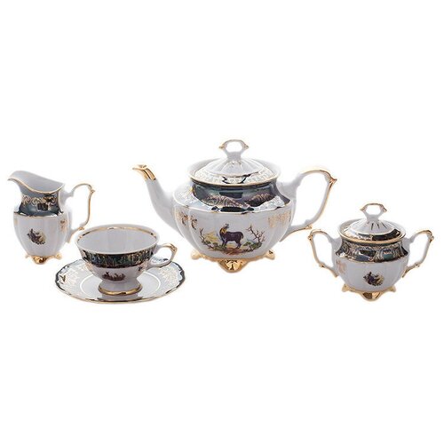 Чайный сервиз на 6 персон 15 предметов Bavarian Porcelain 
