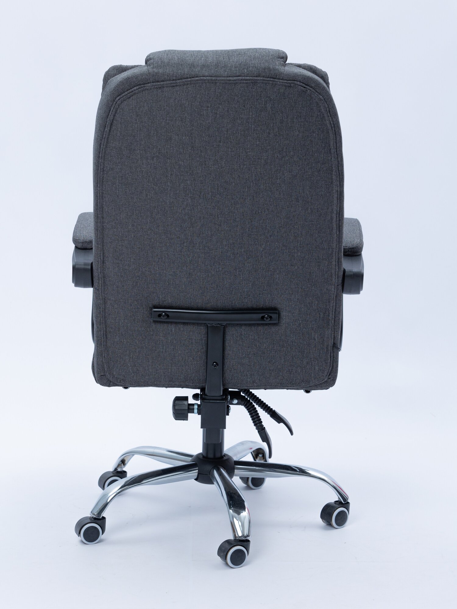 Компьютерное кресло с массажем, цвет: темно-серый - фотография № 8