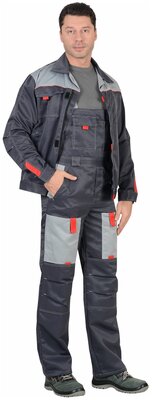 Спецодежда сириус мужской летний рабочий костюм Фаворит куртка полукомбинезон (Размер 48-50 рост 182-188)