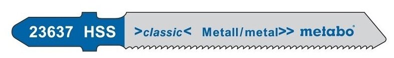 Пилки 74/3,0 мм 23639 "Expert" Metabo по алюминию, цв.металлу, 623639000