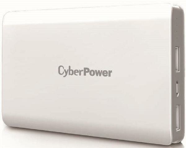 CyberPower Внешний аккумулятор Power Bank 10000 мАч CyberPower CP10000PEG белый