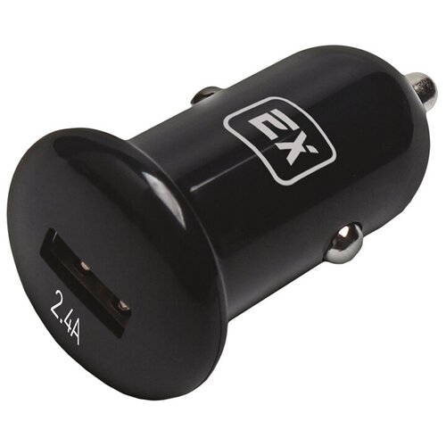 Автоадаптер 2.4A 1USB Exployd Sonder EX-Z-421 QC3.0 Black