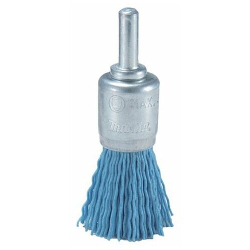 Щетка нейлоновая кистевая d12мм синяя G240 хвостовик 6мм Makita D-45705 500₽