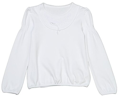 Школьная блуза Снег, размер 158, белый