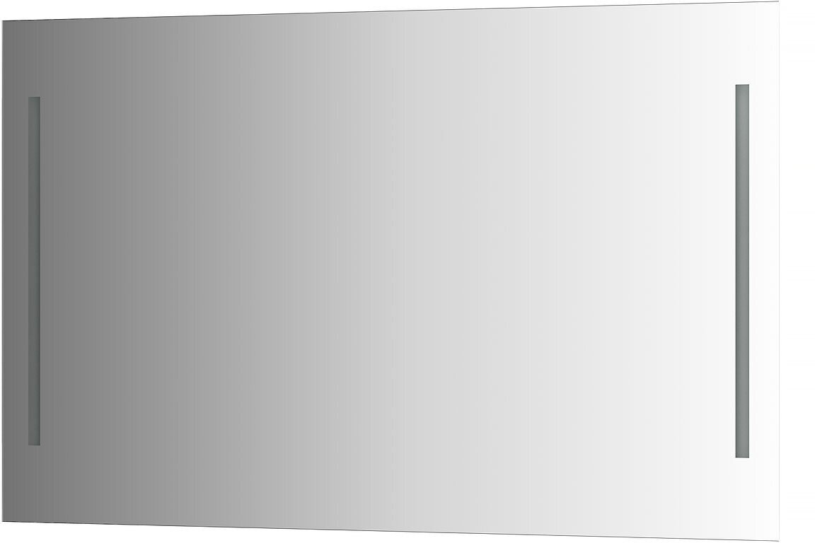 Зеркало настенное Прямоугольное с 2-мя встроенными LED-светильниками Ledline EVOFORM 120х75 см, BY 2120