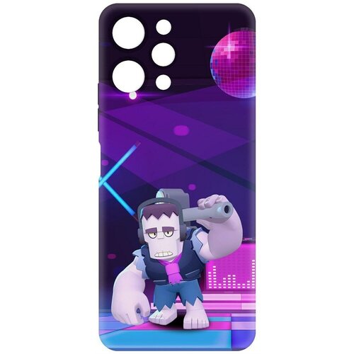 Чехол-накладка Krutoff Soft Case Brawl Stars - Фрэнк для Xiaomi Redmi 12 черный чехол накладка krutoff soft case brawl stars фрэнк для xiaomi redmi a1 черный