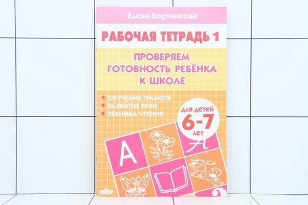 Рабочая тетрадь Литур Проверяем готовность ребенка к школе, 6-7 лет, 2 часть, Бортникова (978-5-9780-0216-4)