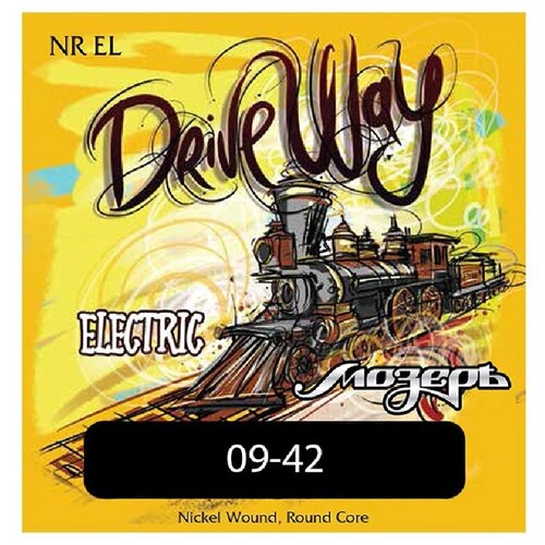 NR-EL Drive Way Комплект струн для электрогитары, никель, Extra Light, 9-42, Мозеръ струны для электрогитары мозеръ nr 7l drive way nickel 9 11 16 24 32 42 54