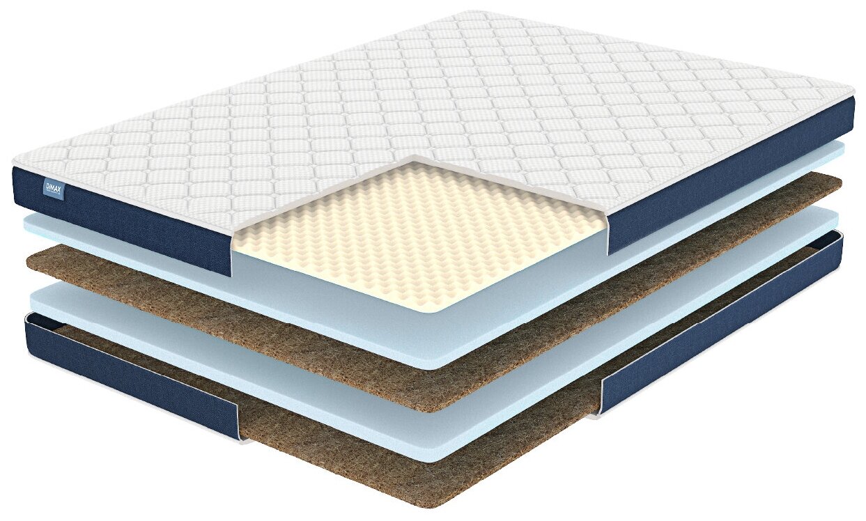 Матрас Dimax Практик Медиум Массаж Лайт 145х195