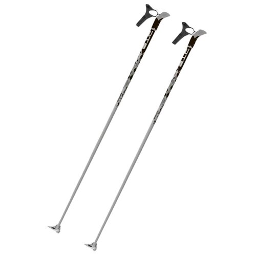 Детские лыжные палки STC X-Tour, 140 см, серый наконечник стиль 20 мм металл цвет оникс