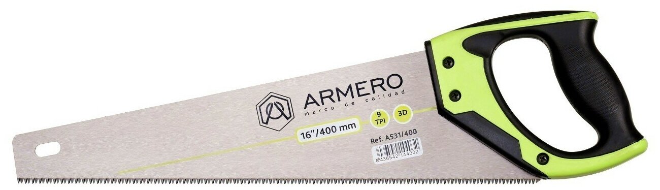 Ножовка по дереву Armero A531/400 400 мм