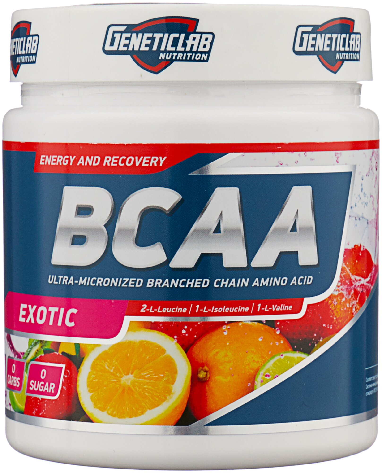 BCAA 2:1:1 250gr/50serv Fruit punch (Фруктовый пунш) /Аминокислота ДС