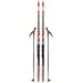 Детские прогулочные лыжи MADSHUS CT90 Jr NNN с креплениями, с палками, 160 см, красный/черный