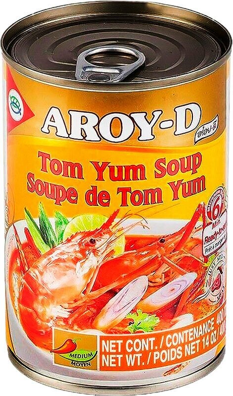 Суп быстрого приготовления Aroy-D Том Ям, 400 г