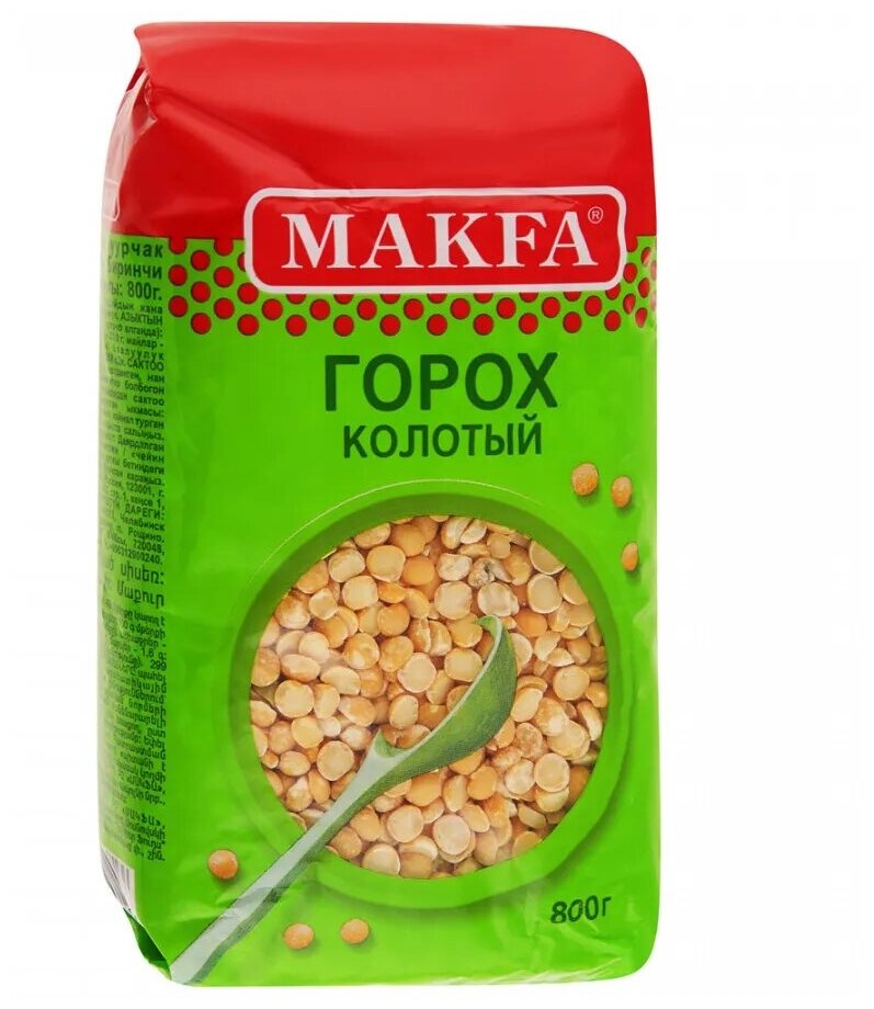 Горох колотый шлифованный Makfa