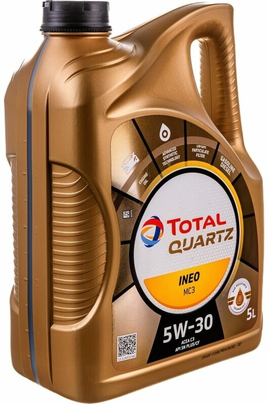 фото TOTALENERGIES 213698 Масло моторное QUARTZ INEO MC3 5W30 5L
