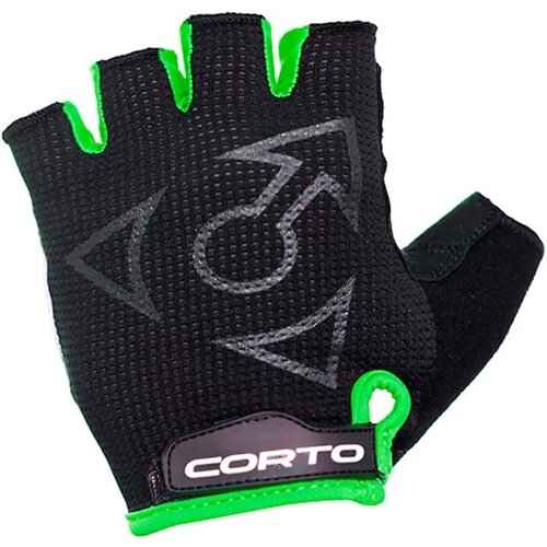Перчатки Corto, черный, зеленый