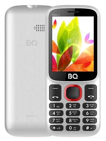 Телефон BQ 2440 STEP L+ WHITE/RED