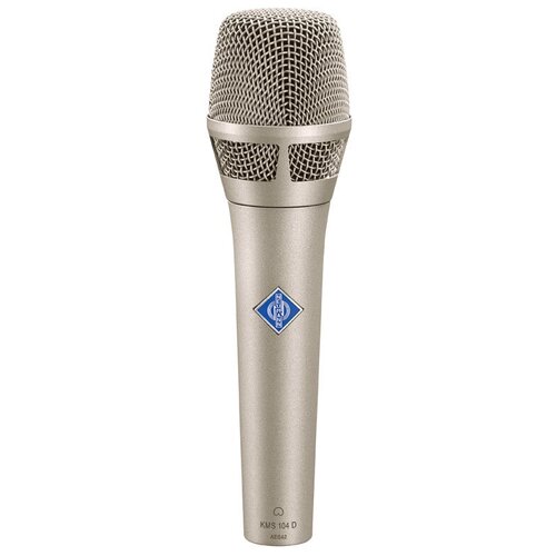 Neumann KMS 104 D, разъем: XLR 3 pin (M), серебристый neumann kms 105 вокальный конденсаторный микрофон