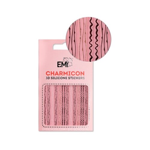 E.Mi, 3D-стикеры №122 Линии Charmicon 3D Silicone Stickers