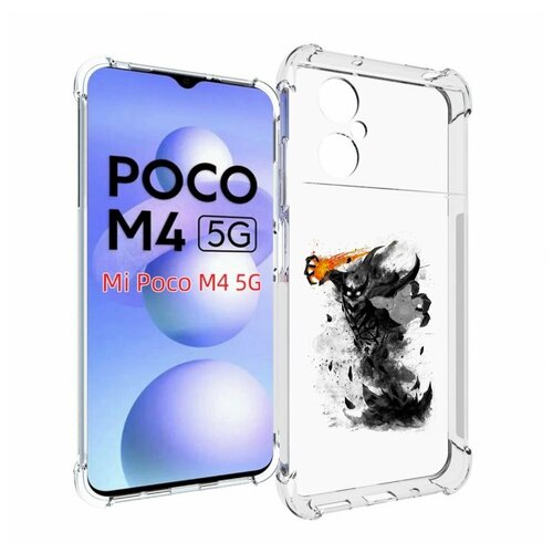 Чехол MyPads nevermore черно белый для Xiaomi Poco M4 5G задняя-панель-накладка-бампер чехол mypads nevermore черно белый для xiaomi 12s ultra задняя панель накладка бампер