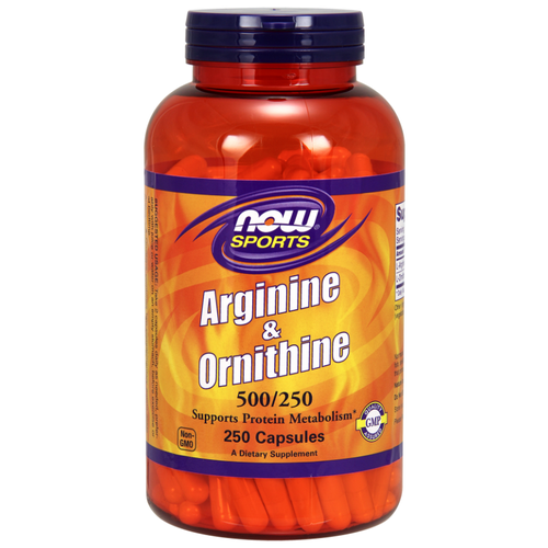 Аминокислотный комплекс NOW Arginine & Ornithine, нейтральный