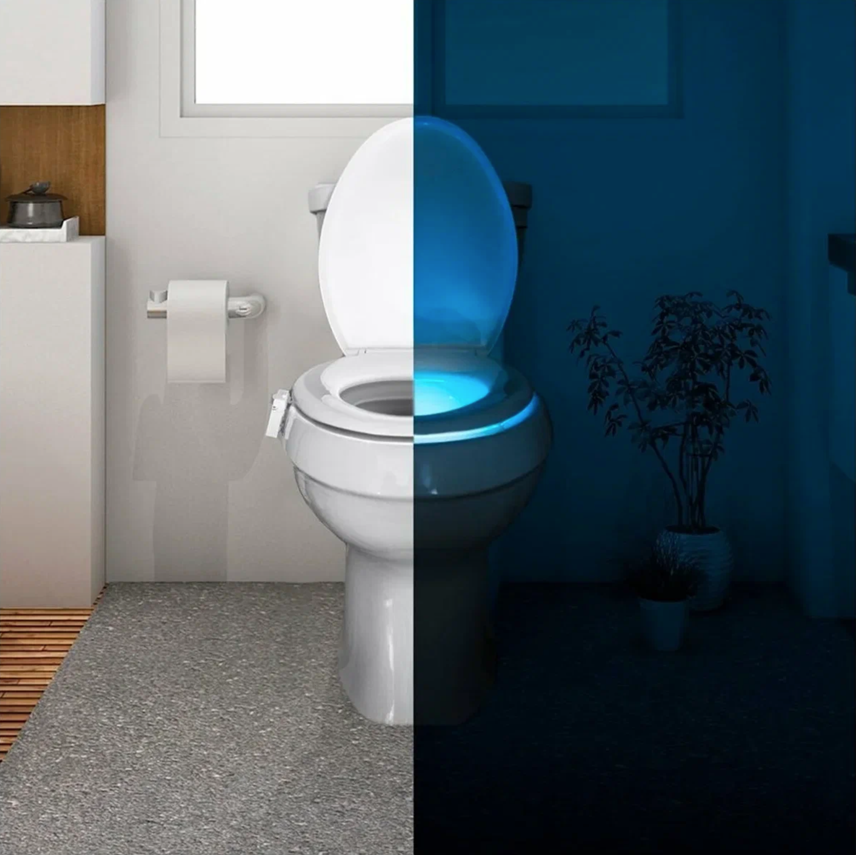Подсветка для унитаза Goodly Light Bowl с датчиком движения, LED, 8 цветов — фото 1