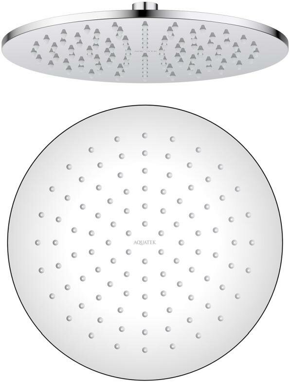 фото Круглый верхний душ 250*7 мм AQUATEK AQ2077CR