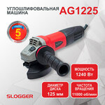 Угловая шлифмашина Slogger AG1225 - изображение