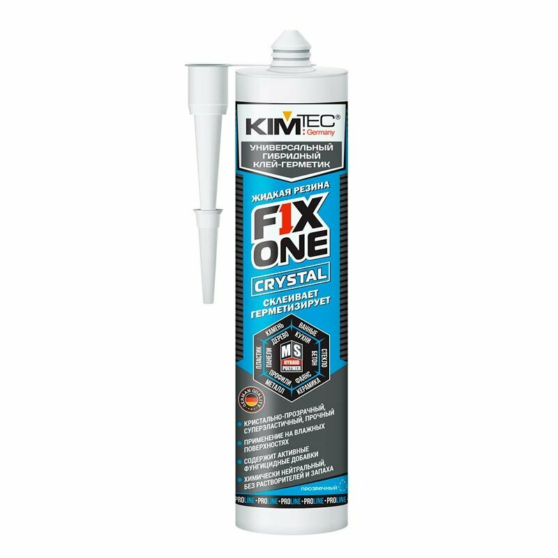 фото Клей-герметик KIM TEC Ms Fix One Бесцветный 380 г