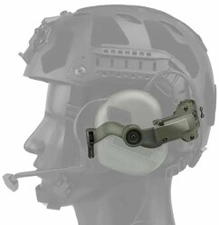 Адаптер для тактических наушников на рельсу шлема OPS-CORE (чебурашка)