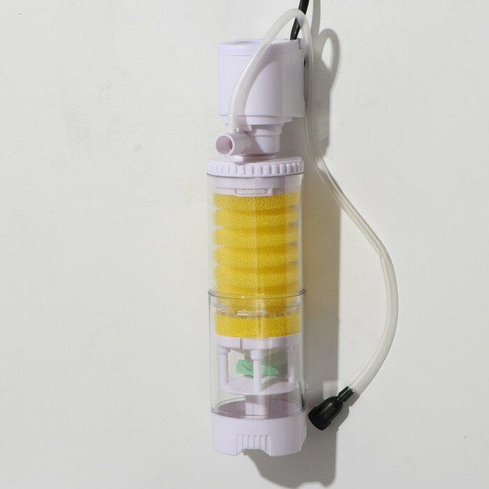 фото Фильтр внутренний JINGYE JY-1900F, двухсекционный, 600 л/ч, 10 Вт 9933628