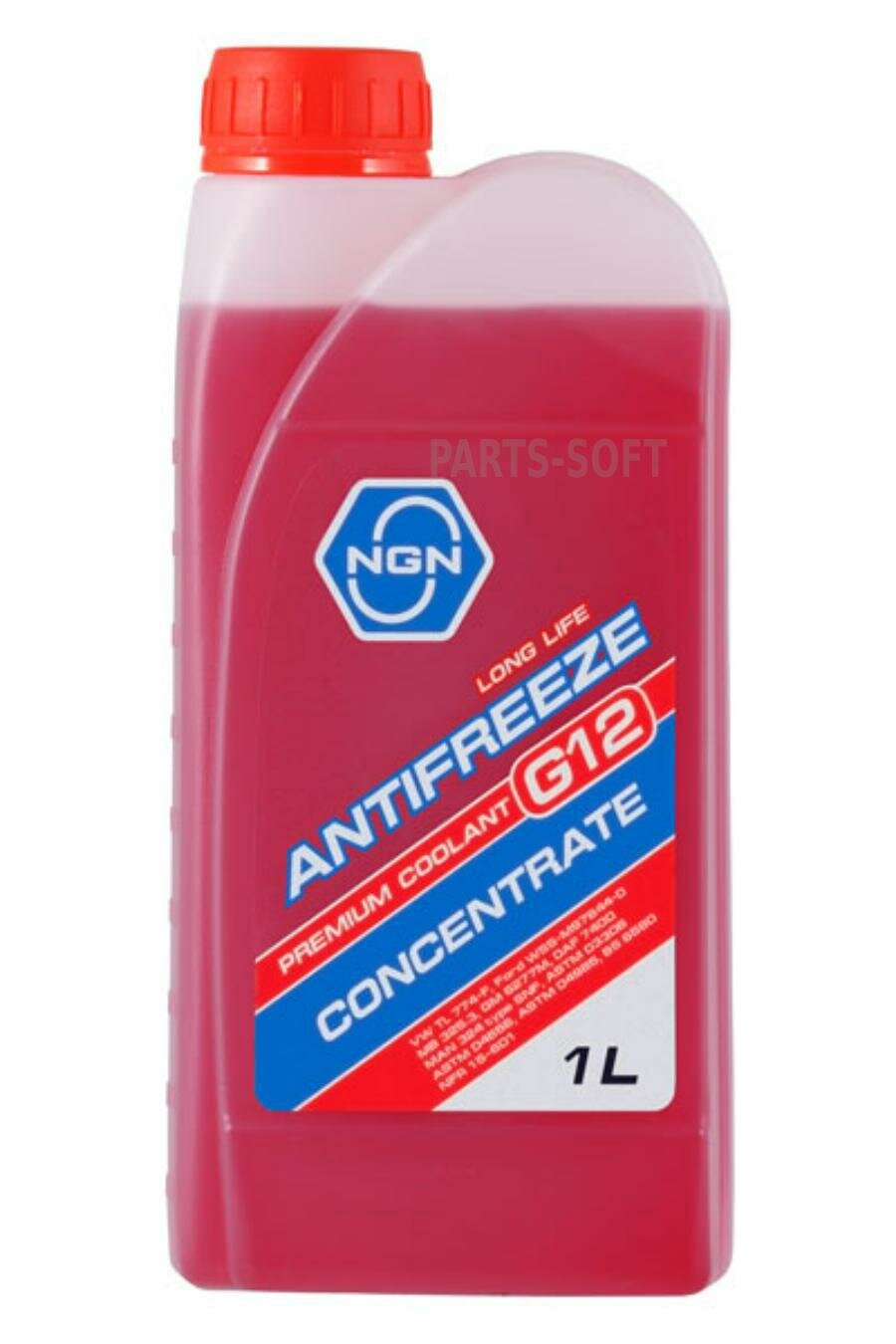 NGN V172485620 Антифриз Longlife Antifreeze (Red) Концентрат G12 ANTIFREEZE 1L