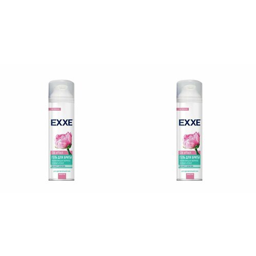 EXXE Гель для бритья женский Sensitive Silk effect, 200 мл, 2 шт гель для бритья exxe sensitive silk effect 200 мл 2 шт