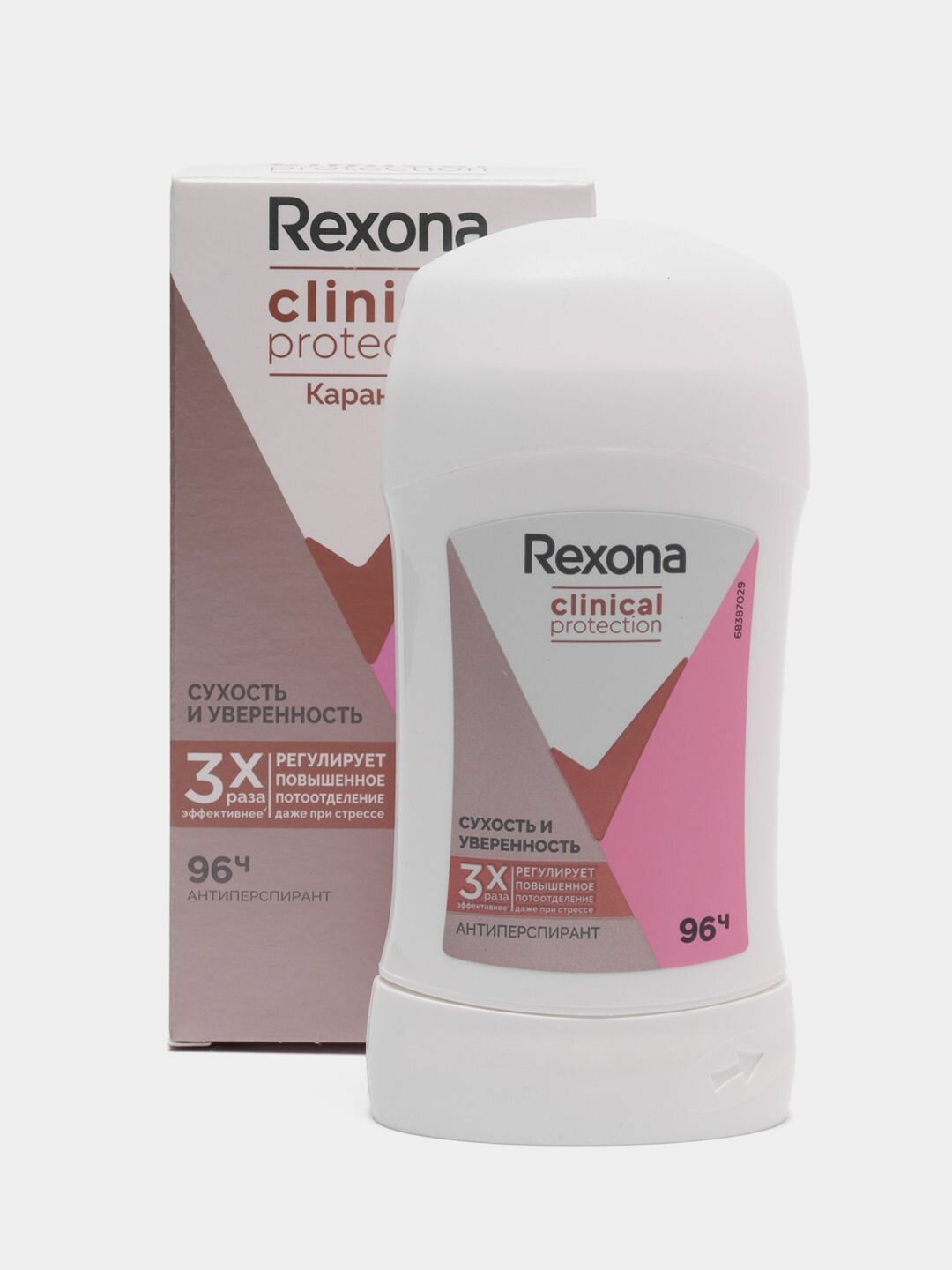 Rexona CLINICAL PROTECTION део-стик женский Сухость и уверенность 40мл