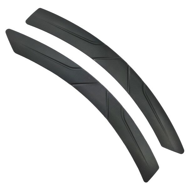 Защитные накладки на колесные арки, противоударные (чёрные, 390*38*8 мм, 2 штуки в наборе) #22440