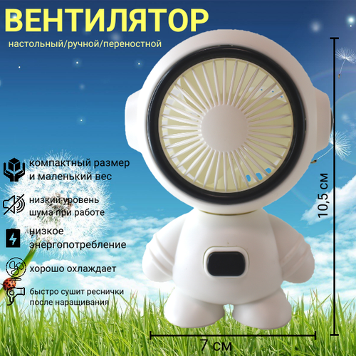 Детский мини-вентилятор белый 48900₽
