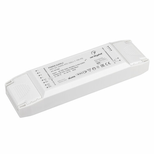 Arlight Блок питания ARV-SP-24090-PFC-DALI-1-10V-PD (24V, 3.75A, 90W) (Arlight, IP20 Пластик, 5 лет)